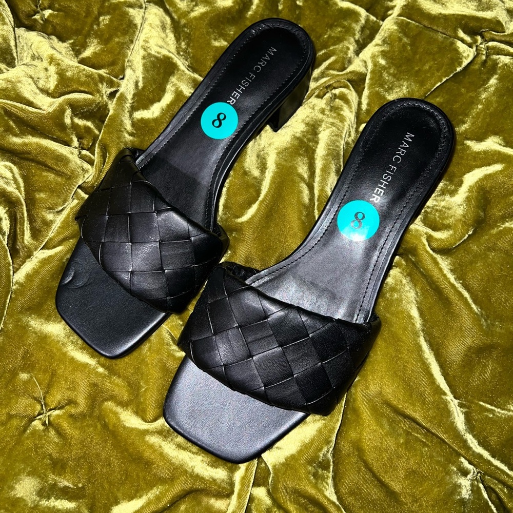 Marc Fisher block heeled sandal
